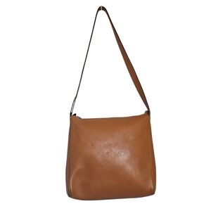 Furla Cognac Leather Shoulder Bag